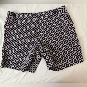 Tommy Hilfiger Navy and Red Checkered Shorts